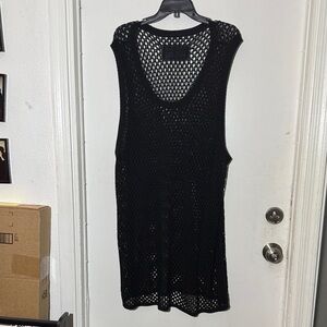 Savage X Fenty Black Mesh Tank Top